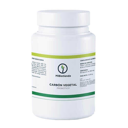 Carbón Vegetal Con Probioticos 90 Cápsulas